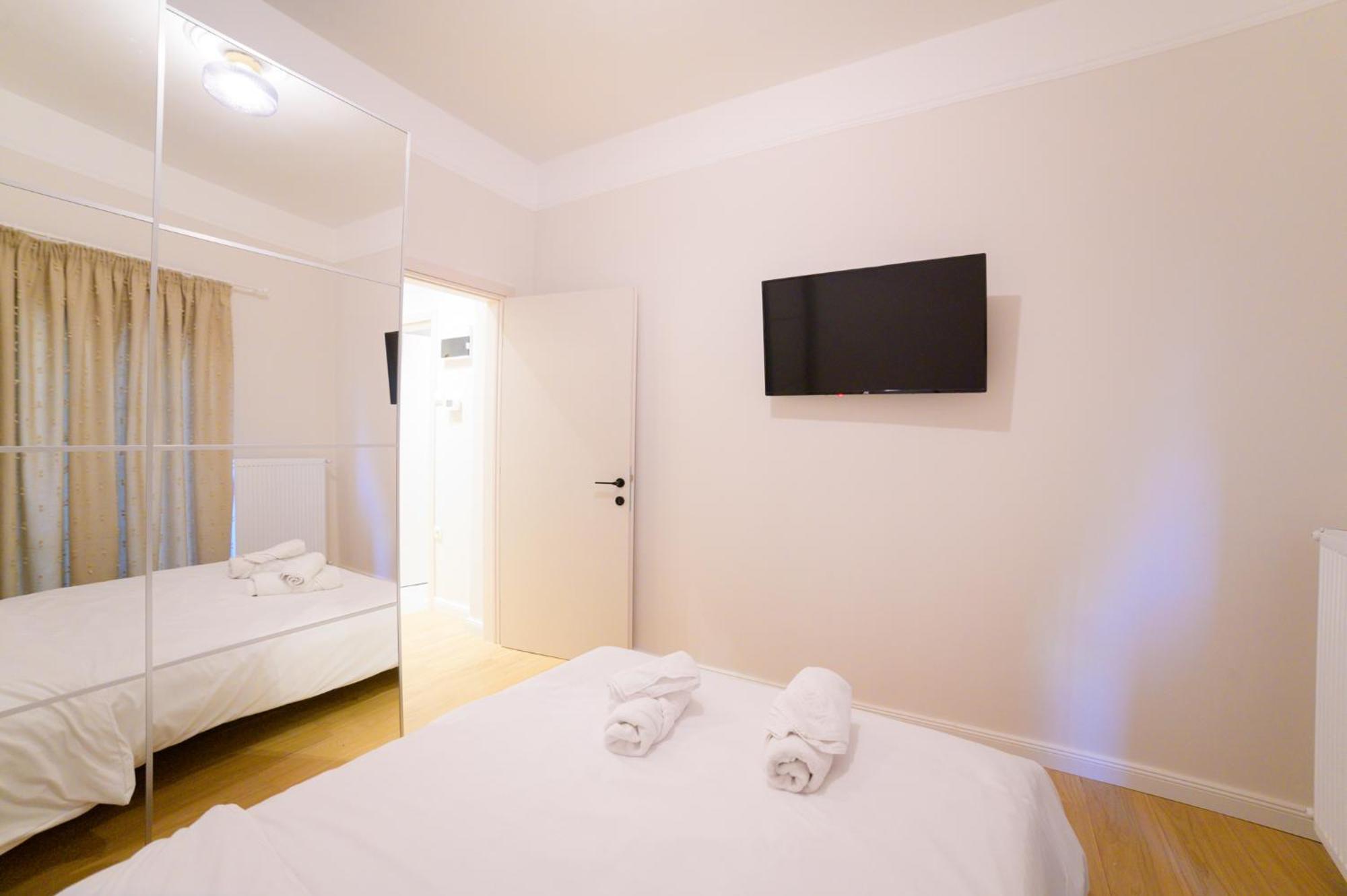 New Modern 2Nd Floor Apartment سالونيك المظهر الخارجي الصورة